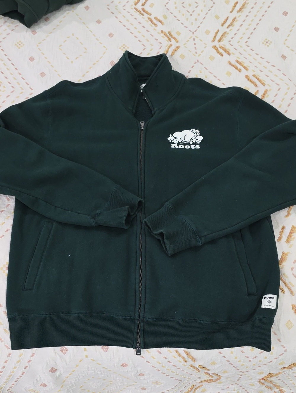 Roots Zip Up Sweater